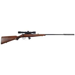 OP22 OCCASION - CARABINE BRNO MOD.2 CAL.22LR + LUNETTE HUSQVARNA JAKTOPTIK 4x32 + MODERATEUR