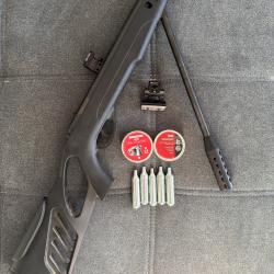 Carabine &agrave; plomb suisse Arms TAC-1 cal. 4,5 mm 19J + accessoires