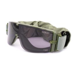 Ecran Tactical MK800 3 Verres (Corso Tactical) OD Transparent / Jaune / Fum&eacute;