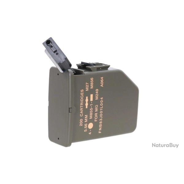 AmmoBox M249 auto 2500 Billes (Specna Arms / A&K)