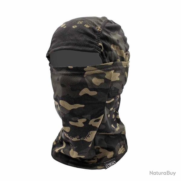 Cagoule Tactique "Ninja" (Corso Tactical) Multicam Black