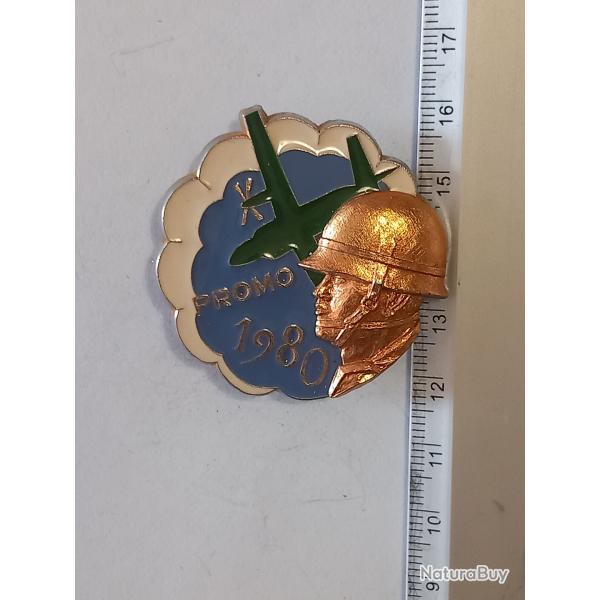 Insigne de promotion de l'�cole des troupes a�roport�es (ETAP) - 1980 - Matricul�