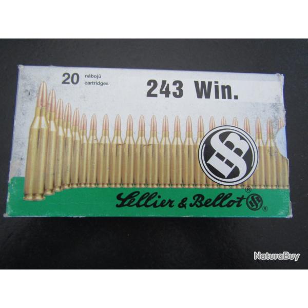 UNE BOITE DE 20 CARTOUCHES SELLIER ET BELLOT