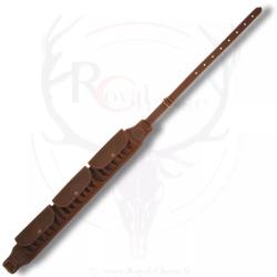 Cartouchi&egrave;re en cuir vieilli 20 tubes avec rabat GMT