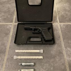 Pistolet Glock 19 GEN4 MOS Airsoft 6mm + Mallette de transport