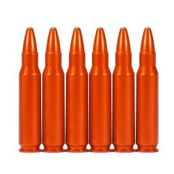 6 douilles amortisseur "Snap cap" cal. 30-06 en aluminium - A-Zoom