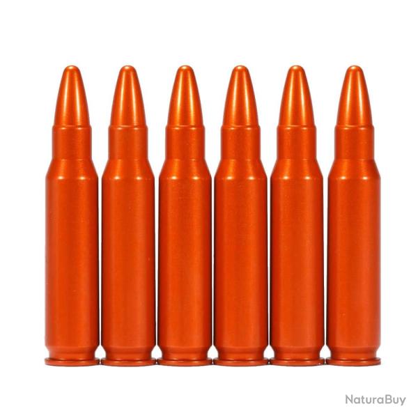 6 douilles amortisseur "Snap cap" cal. 30-06 en aluminium - A-Zoom