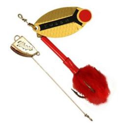 Meeps cuill&egrave;re Lusox or pompon rouge mepps 1