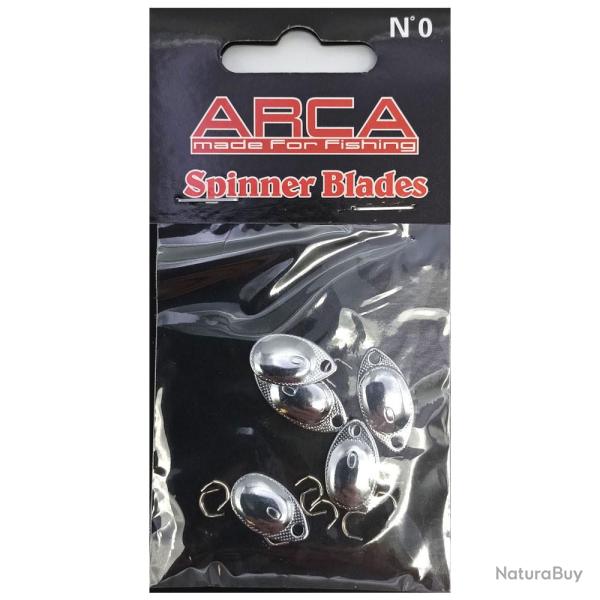 Palettes � truite Spinner Blades Taille 0 Arca Silver
