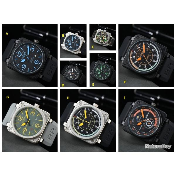Bell&Ross Aviation Montre Homme Automatique-Au Choix