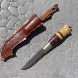 Couteau lapon. Finland. Puuko knife