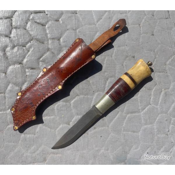 Couteau lapon. Finland. Puuko knife