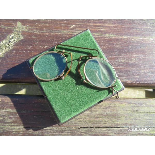 Ancienne paire de lunette Binocle de type Pince-Nez - FRANCE (Fin XIX�)