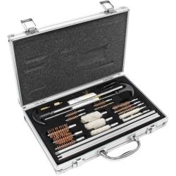 Mallette de nettoyage universelle pour armes d'&eacute;paule et de poing (27 outils)