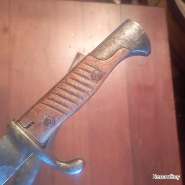 Ba�onnette Mauser 98/05 affect�e au 1er Reg de grenadiers � K�nigsberg  W 1917