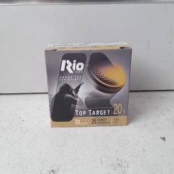 50 cartouches Rio TOP TARGET cal.20/70 28g p.7,5
