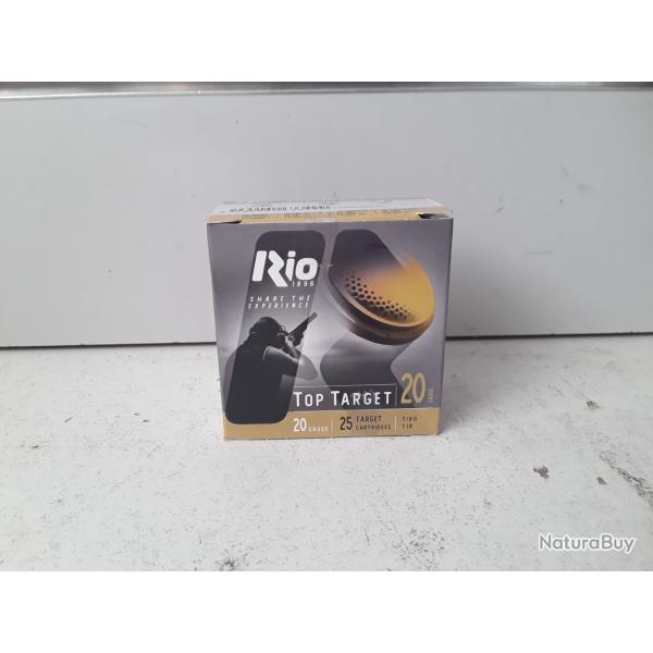 50 cartouches Rio TOP TARGET cal.20/70 28g p.7,5