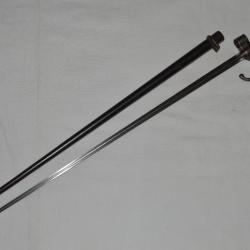 BAIONNETTE MOD.1886 1&deg; MODELE POUR LEBEL 1886/93 ET BERTHIER 1907/15 - 1916-GRANDE GUERRE 1914/1918
