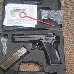occasion &eacute;tat neuf : CZ 75 SP-01-SHADOW cal 9x19 LUGER ayant tr&egrave;s peu tir&eacute;