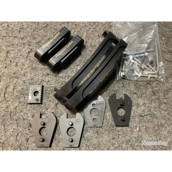 Kit complet intercalaires + kit de pente pour carabine Benelli Lupo bois