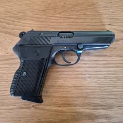 Rare : Pistolet CZ Vzor 70 (Cal. 7.65 Browning / .32 ACP) - &Eacute;tat proche du neuf - collection