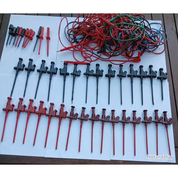 MATERIEL POUR  BRICOLEUR  OU ELECTRICIEN  GRIPS   FILS  ET  TOUCHES  TESTS