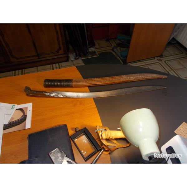 sabre yatagan, �poque 18/19�me