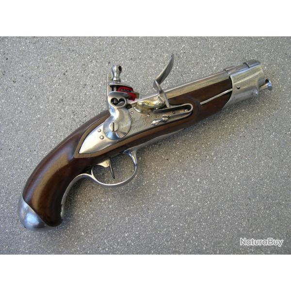 EXCEPTIONNEL PISTOLET IMPERIAL  DE GENDARMERIE, Mod�le AN 9.