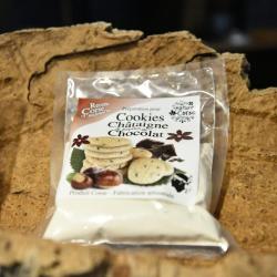 Preparation cookies farine de chataigne chocolat