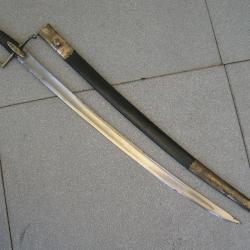 Sabre d'officier d'Infanterie &eacute;poque  Consulat ,   dit &agrave; " c&ocirc;tes de melon " .
