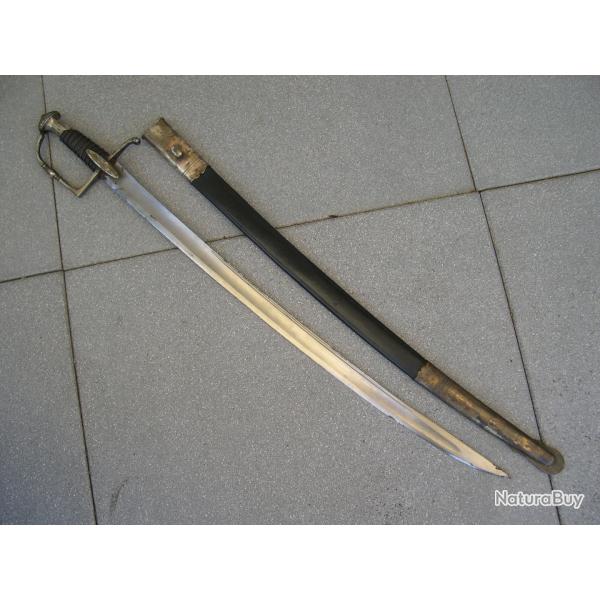 Sabre d'officier d'Infanterie �poque  Consulat ,   dit � " c�tes de melon " .