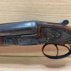 Fusil Juxtapos&eacute; Artisan Fran&ccedil;ais Cal 16 &agrave; contre platines Canons Breuil