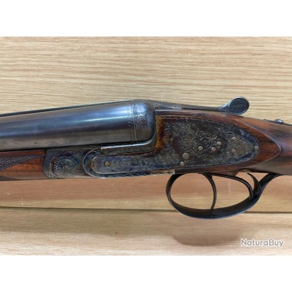 Fusil Juxtapos� Artisan Fran�ais Cal 16 � contre platines Canons Breuil
