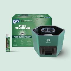OFFRE KPRO HEXATRAP :  PIEGE ELECTRIQUE MOUSTIQUES + 1 SERINGUE D'ATTRACTIF = 3 MOIS DE TRANQUILITE