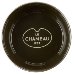 Gamelle pour chien en acier inoxydable kaki LE CHAMEAU
