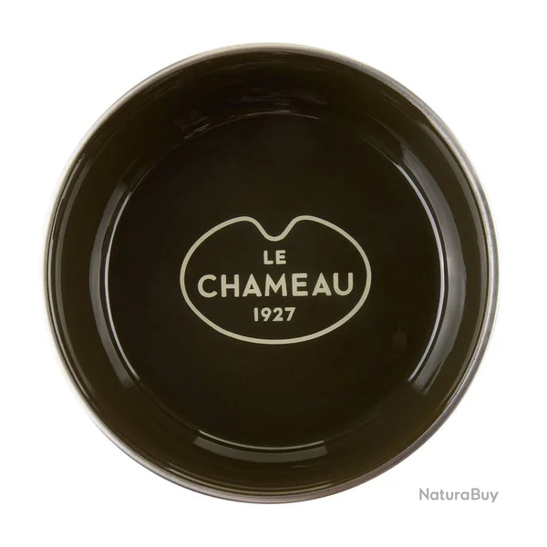 Gamelle pour chien en acier inoxydable kaki LE CHAMEAU
