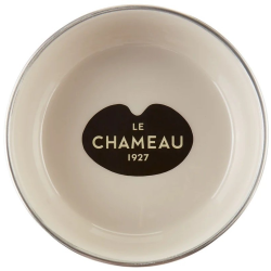 Gamelle pour chien en acier inoxydable beige LE CHAMEAU