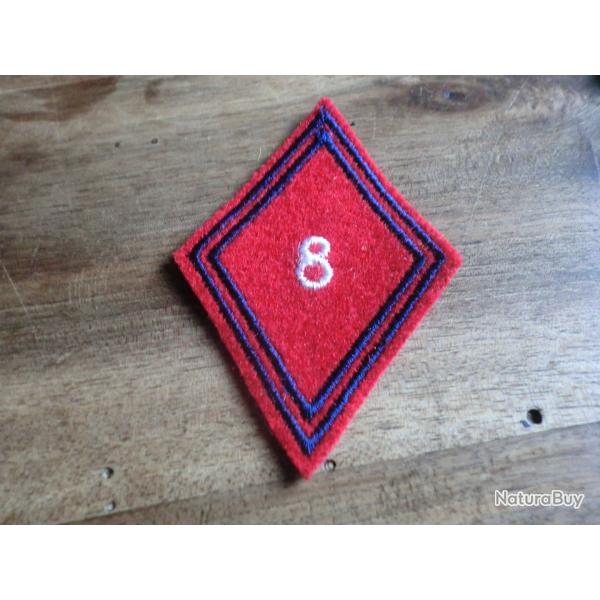 �cusson losange  8� r�giment d'artillerie