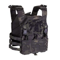 GILET PORTE-PLAQUES DRAKE MK3 - CORSO TACTICAL MULTICAM NOIR