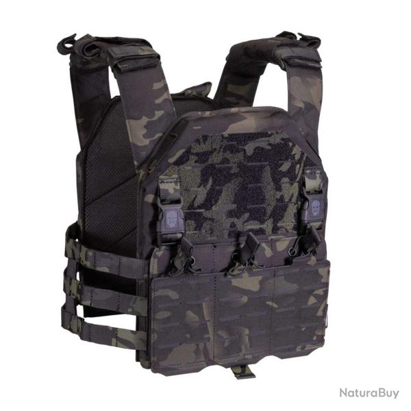 GILET PORTE-PLAQUES DRAKE MK3 - CORSO TACTICAL MULTICAM NOIR