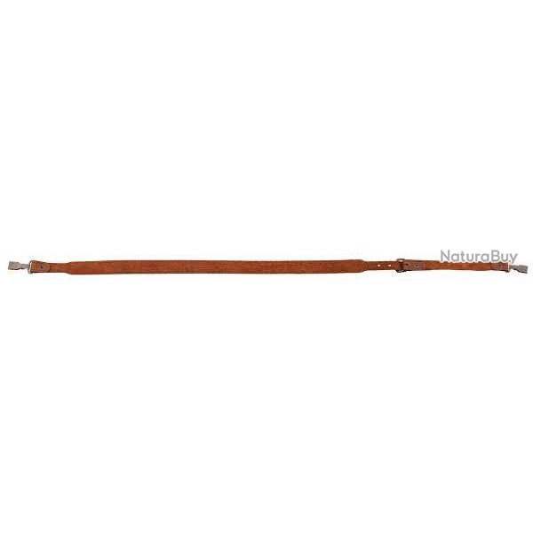 Bretelle fusil en cro�te de cuir, mousquetons - Country