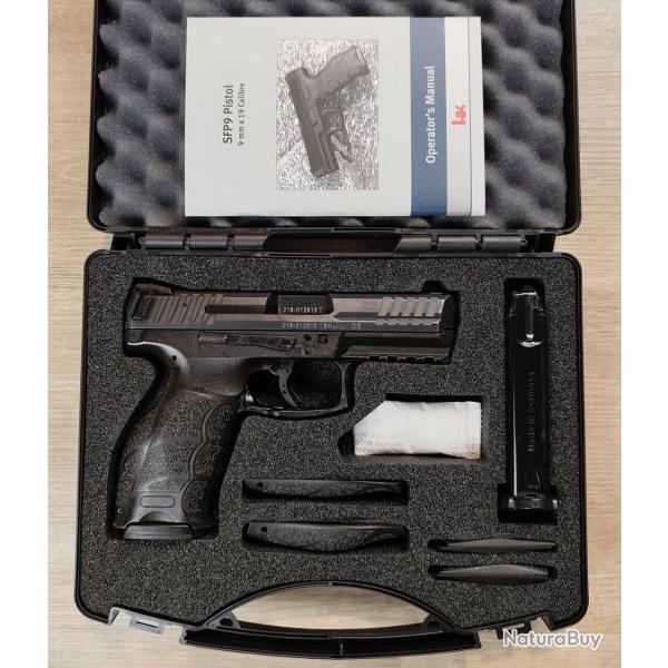 Pistolet HK mod. SFP9-SF - Cal. 9x19 - Surplus Police Municipale - Mallette compl�te (Occasion)