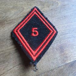 &eacute;cusson losange  5 eme r&eacute;giment g&eacute;nie troupes