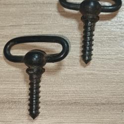 Paire de Grenadiere  pour crosse en bois