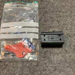 Montage haut pour aimpoint micro h1,h2,S2 sur rail de 21mm