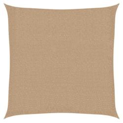 Voile ombrage PEHD taupe 2,5x2,5 m anti UV respirante carr&eacute;e