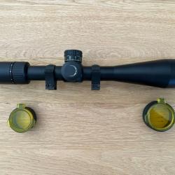 Lunette de tir et tactique avec colliers de montage