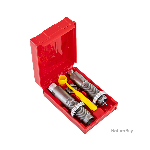 Jeux d'Outils LEE Precision Carbure ou Acier avec Support de Douille - 8MM LEBEL Full Length Sizing 