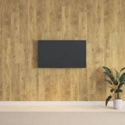 Panneaux muraux Aspect bois Marron PVC 2,06 m&sup2;