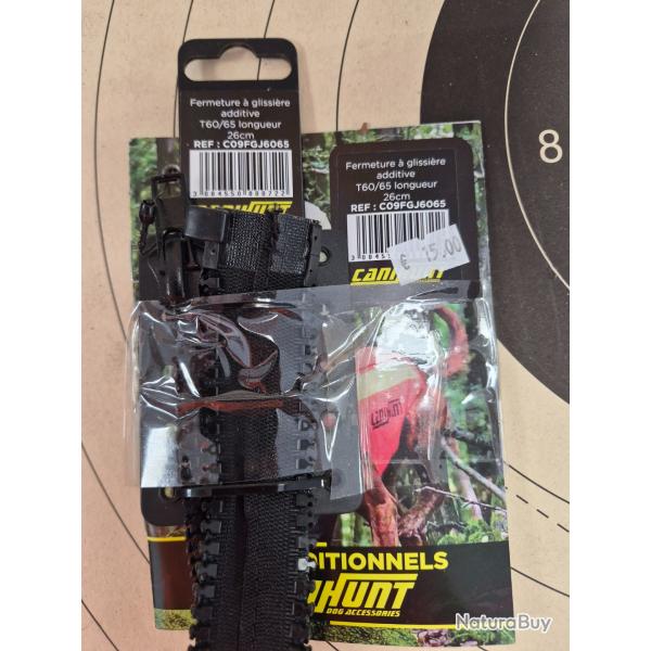 CANIHUNT FERMETURE GILET T60-65